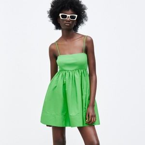 Zara Green Mini Dress